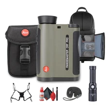 Leica 7x24 Rangemaster CRF PRO Laser Rangefinder + BackPack + Flashlight -