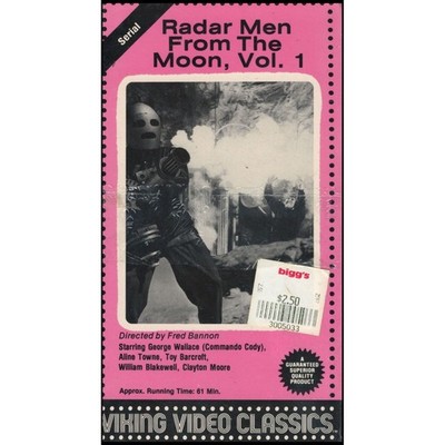 Commando Cody Radar Men From the Moon Volume 1 (VHS Tape)