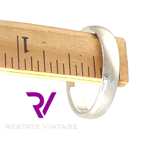 Banda lisa James Avery de plata de ley .925 talla 10 - Imagen 5 de 6