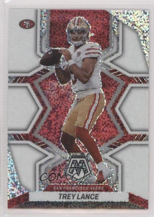 2022 Panini Mosaic White Sparkle Prizm Trey Lance #175 0qw3