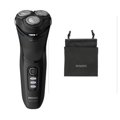 Philips Shaver Series 3000 Pivot with Pop-Up Trimmer, S3233/52 Ex Power Black