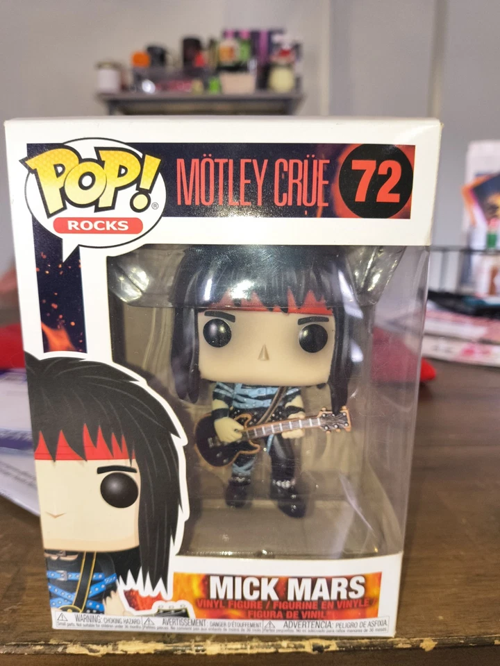 Funko Pop! Vinyl Motley Crue Set of 4 Nikki Vince Mick and Tommy New Sealed - Image 4 of 4