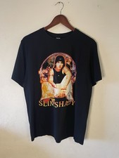 Vintage Y2K Eminem Slim Shady Rap Tee Men  s Large 20 X 26 Black Double Stitch