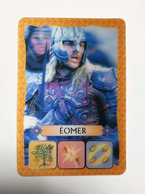 Eomer 3D Spielkarte v. Kellogg's Der Herr der Ringe Die zwei Türme