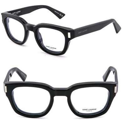 SAINT LAURENT 838 YSL SL838 OPT Black Bold Eyeglass Optical Frame 48mm 001