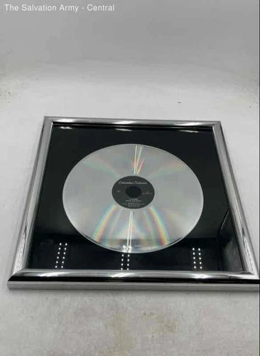 Black Silver Columbia Pictures La Bamba Framed Record By Davey Gauzuela