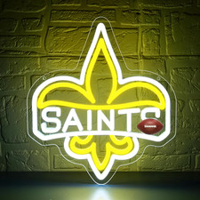 Football Neon Sign for Wall Decor Dimmable Football Team Neon Sign for Man Cave