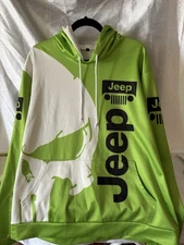 XL JEEP Nylon Pullover Super Cool and Highly Visible Hoodie