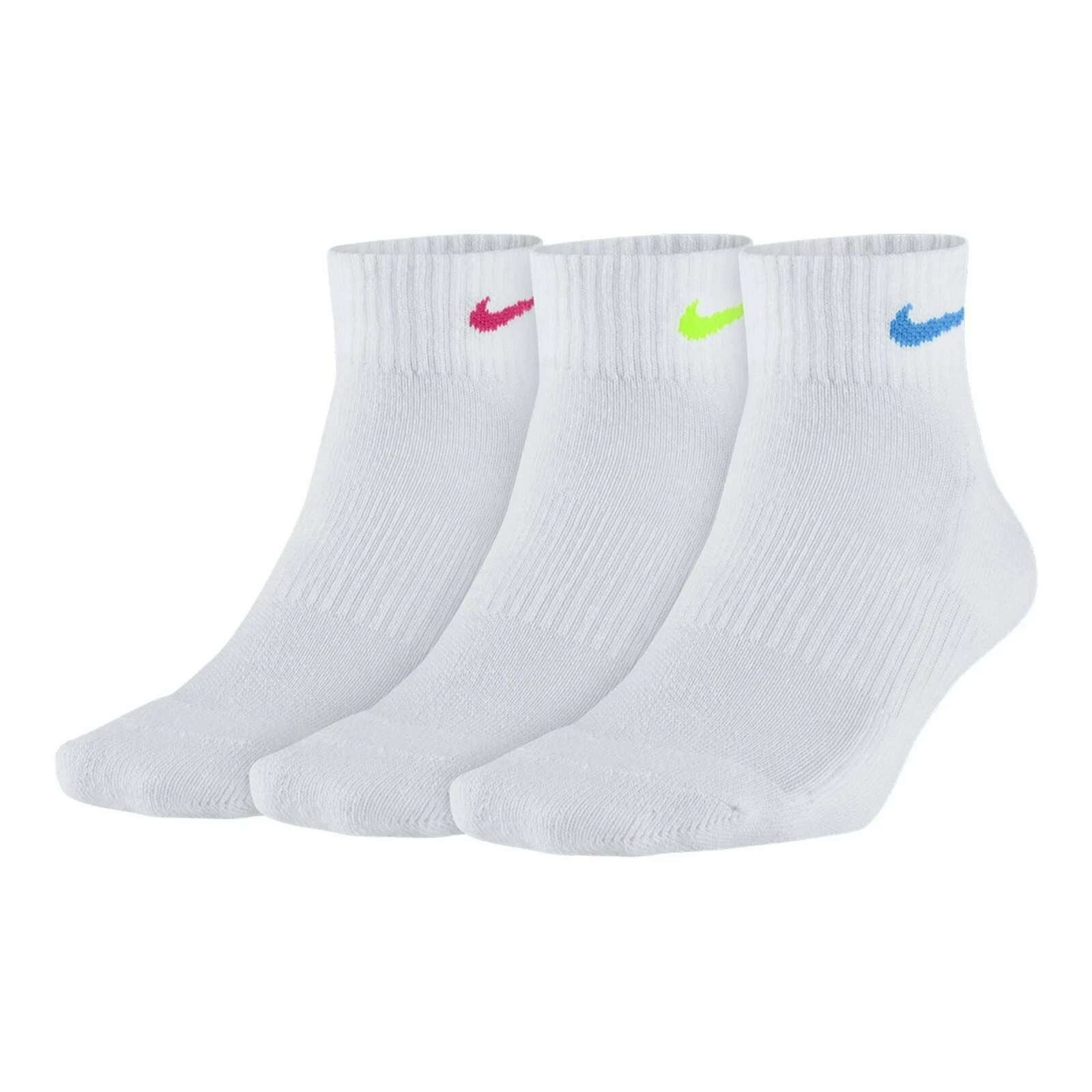 Nike Men Unisex Ankle Sock 100% Genuine Nike Product 3 Pair SIZE 5-8-(BOX F