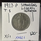 1917  P T1 KEY DATE STANDING LIBERTY QUARTER In EXTRA FINE + Condition  XX421