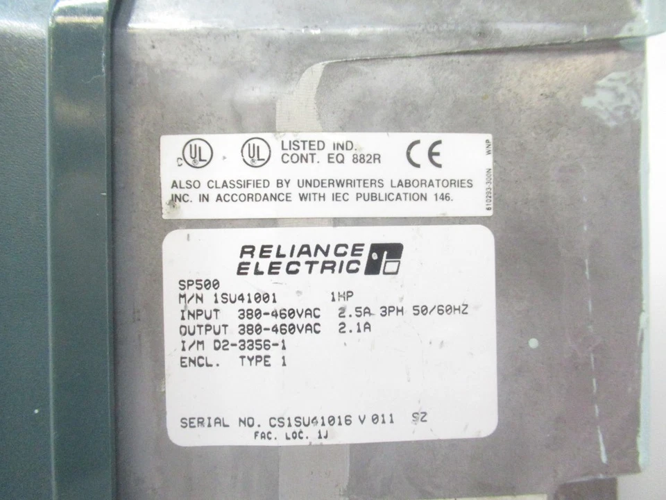 ABB Asea Brown Boveri Baldor Reliance 1SU41001 SP500 AC Drive - Image 3 of 4