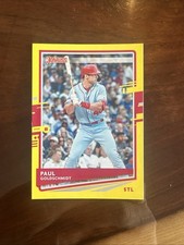 2020 Donruss, Paul Goldschmidt #127 Yellow Border. St. Louis Cardinals NM-MT
