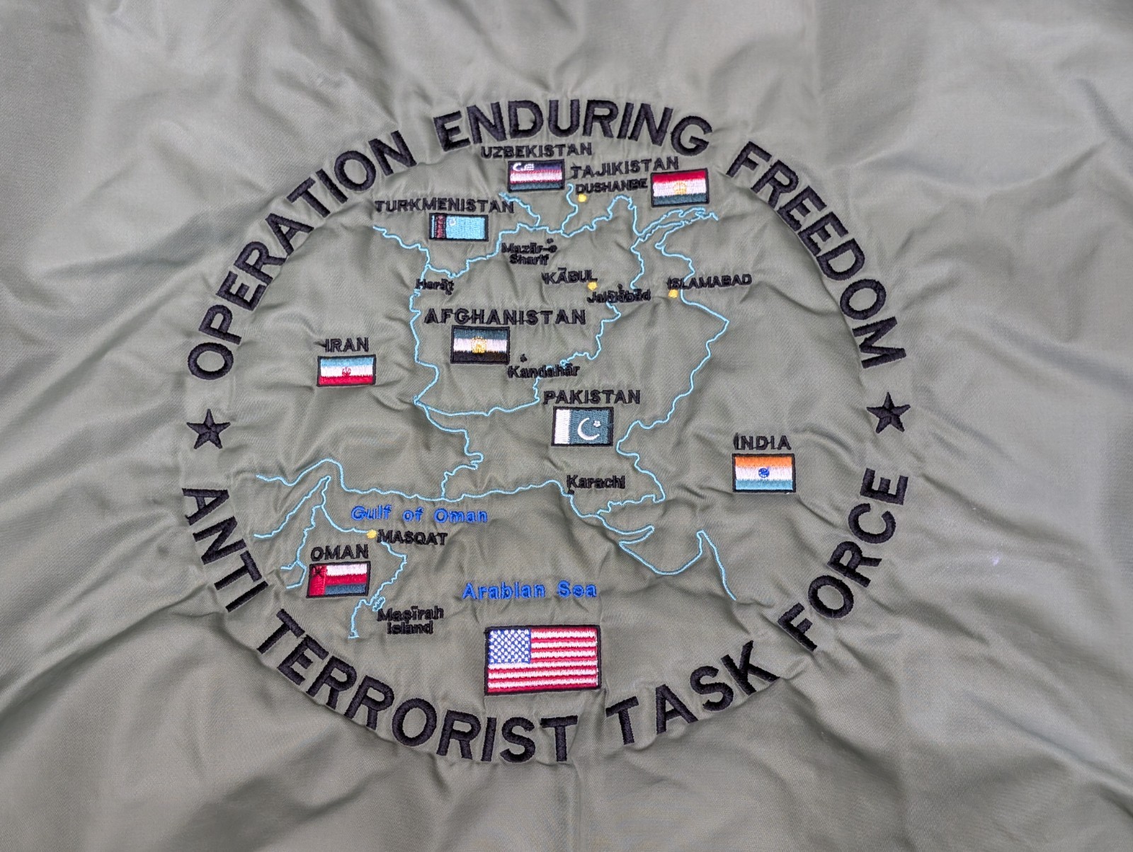 Operation Enduring Freedom Reversible Bomber Jack… - image 1