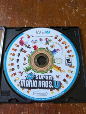 NINTENDO WII U ''NEW'' SUPER MARIO BROS U VIDEO GAME DISC ONLY