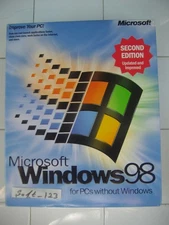 MICROSOFT WINDOWS 98 SECOND EDITION FULL OPERATING SYSTEM WIN 98 SE=RETAIL BOX=