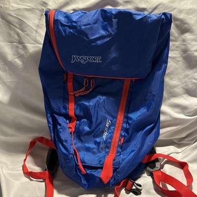 Jansport Sinder 20 Adventure Backpack Blue Red Daypack Lightweight Packable