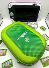 LeapFrog LeapPad Ultra Tablet BUNDLE with Chargers, Case, 6 Games - WORKING