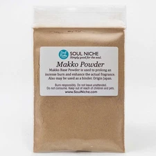 Makko Incense Powder - Naturally combustible to make trails, sticks, cones, etc