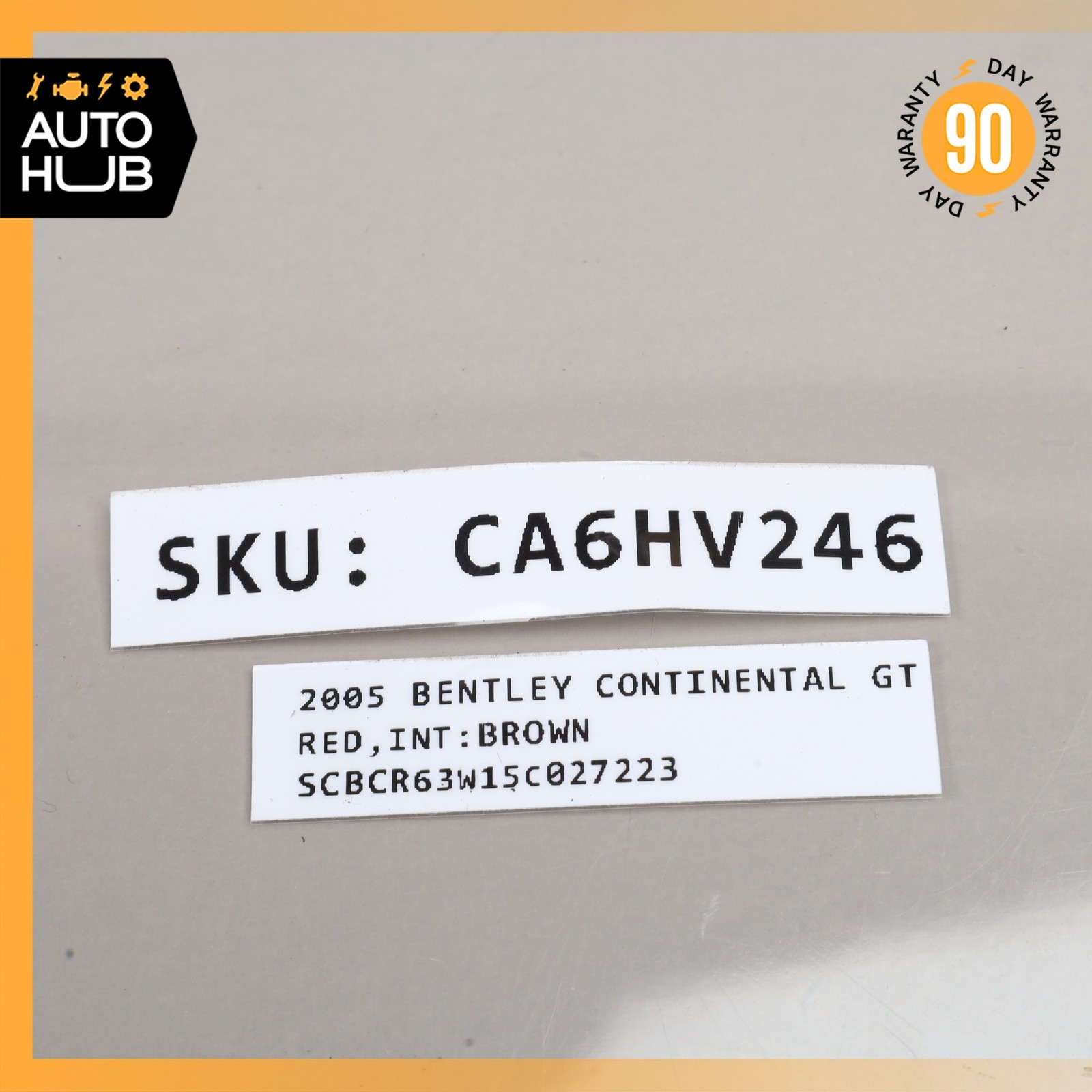 Bentley Continental GT 2003-2013 Instrument cluster