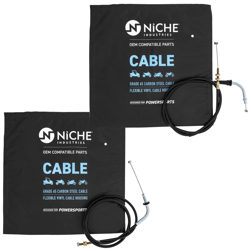 Juego de cables de acelerador de empuje de nicho Yamaha Virago 1100 750 XV1100 XV750 Foto 2 de 4