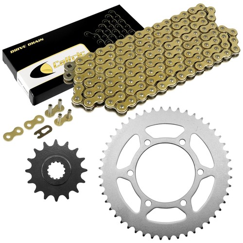 Drive Chain & Sprockets Kit for Yamaha R6 YZF-R6 2003 2004 2005 Gold | eBay