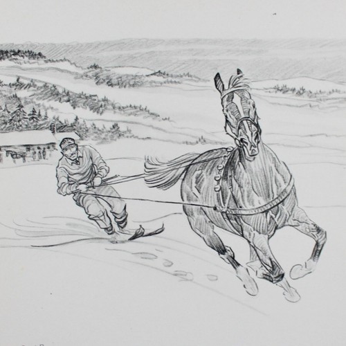 BROOKS BROTHERS RARE PAUL BROWN SIGNED 1947 SPORTING LIFE FISHING FOX HUNTING - Picture 10 of 10