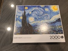 Vincent Van Gogh Starry Night 2000 PC Puzzle Brand New Buffalo Games