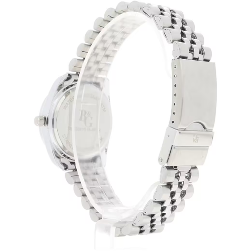 Horloge Femme B&g Cadran Bronze Clair Seulement L'Heure Étui avec Pierres 31 MM - Photo 2 sur 4