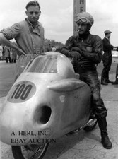 H.P. Müller 1955 motorcycle world champion in the 250 cc class for NSU