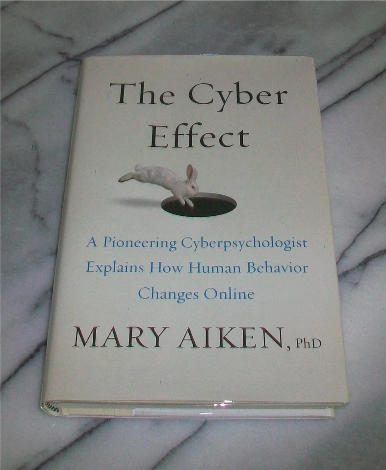 *Signed* THE CYBER EFFECT By Mary Aiken 2016 HC/DJ 1st Ed/Print Cyberpsychology - Image 3 of 4