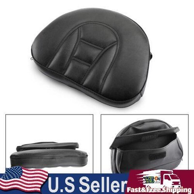 Front Driver Rider Sissy Bar Seat Backrest Pad For Touring Road Gilde