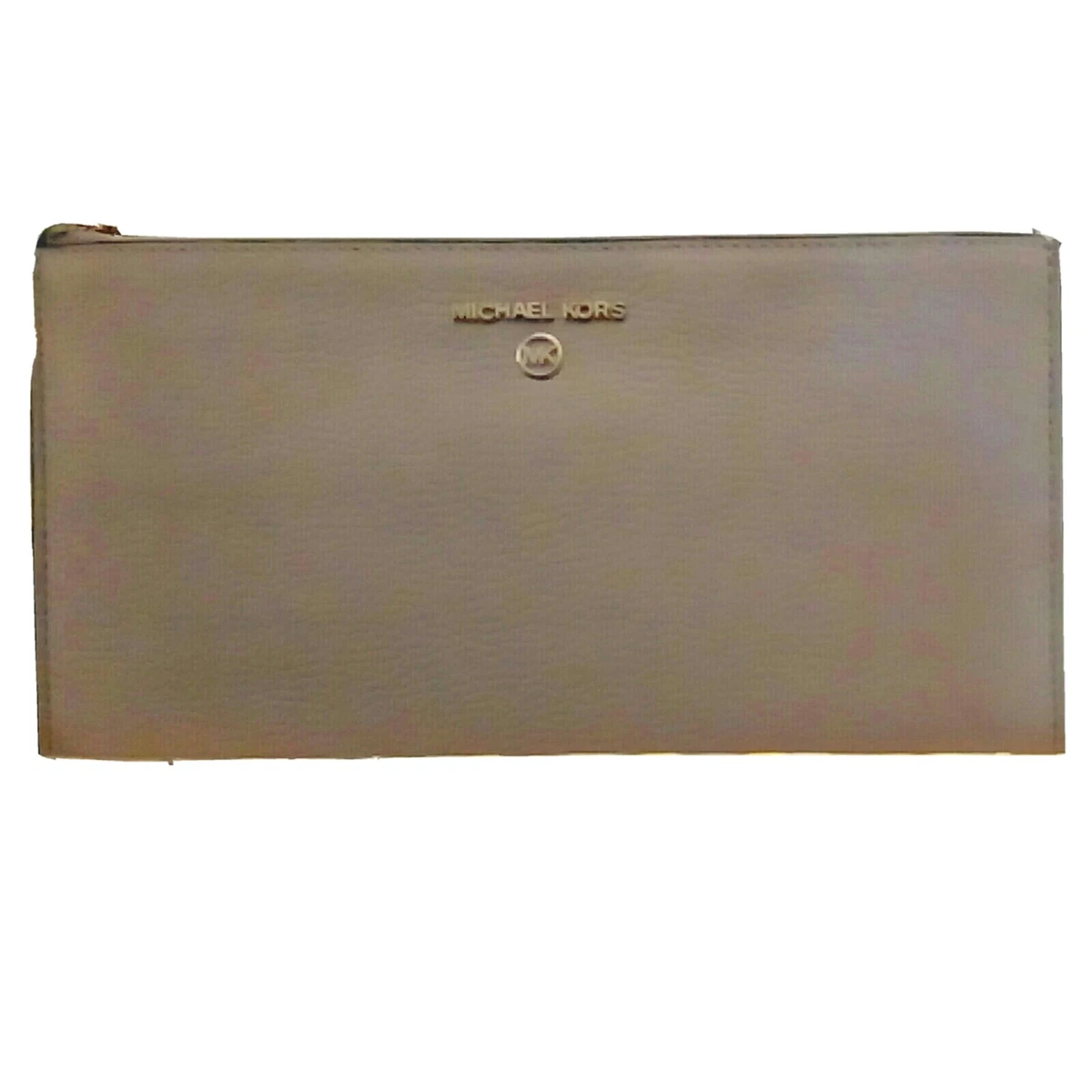 Michael kors jet top set large zip clutch