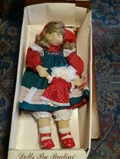 Ltd Edition 22" Christmas Doll by Pauline Jacobsen. Dressed for the Holidays 