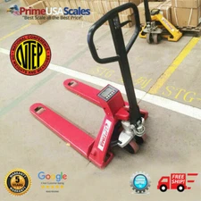 OP-918-5000 NTEP Pallet Jack Scale 5,000 lb with Printer Legal for Trade