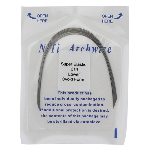 Dental Orthodontic NiTi Arch Wire Archwire Arcos De Ortodoncia Round Ovoid Form - Picture 16 of 42