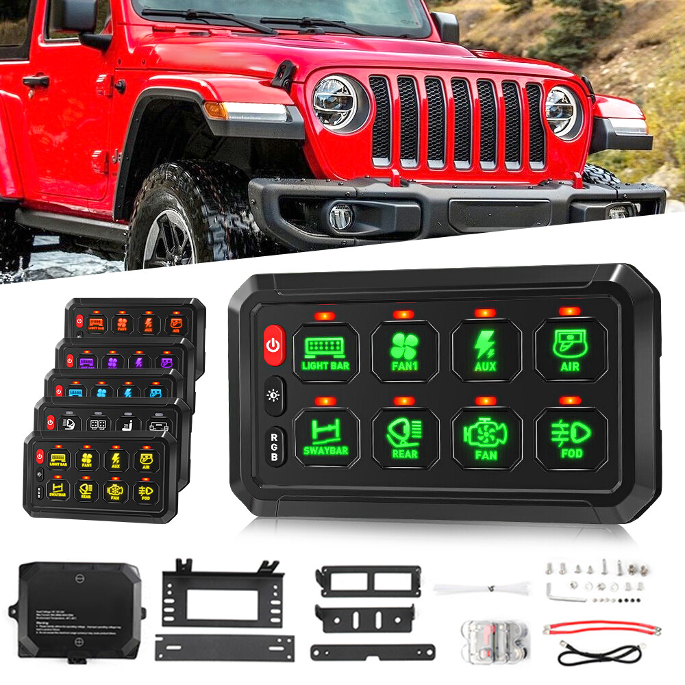 Jeep Custom Rocker Switch Light Switch Panel Jeep Wrangler Jeep Wrangler TJ Rocker Switches