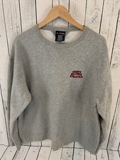 VTG 90s Tommy Hilfiger Athletics Crewneck Pullover Sweatshirt Men's XL Gray