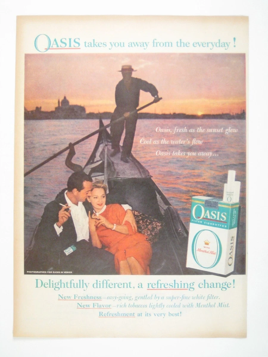 Oasis Collectible Tobacco Cigarettes for sale