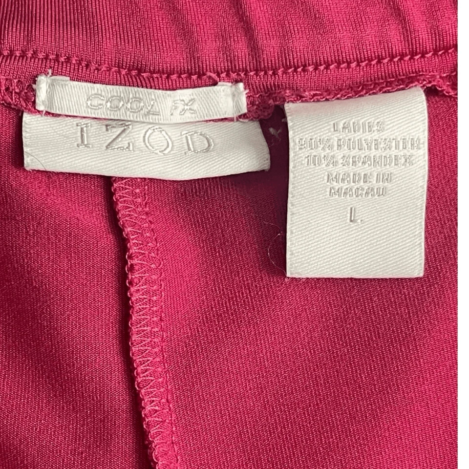 Izod Cool FX Skort Skirt Size Large Pink Pull On Stretch Golf Pickleball Active - Image 4 of 4