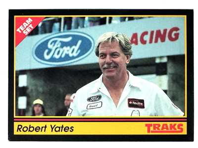 HOF'er ROBERT YATES Team Owner DAVEY ALLISON 1991 Traks TEAM SET Racing Card #27