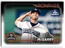 2024 Topps Pro Debut Griff McGarry Lehigh Valley IronPigs #PD-16
