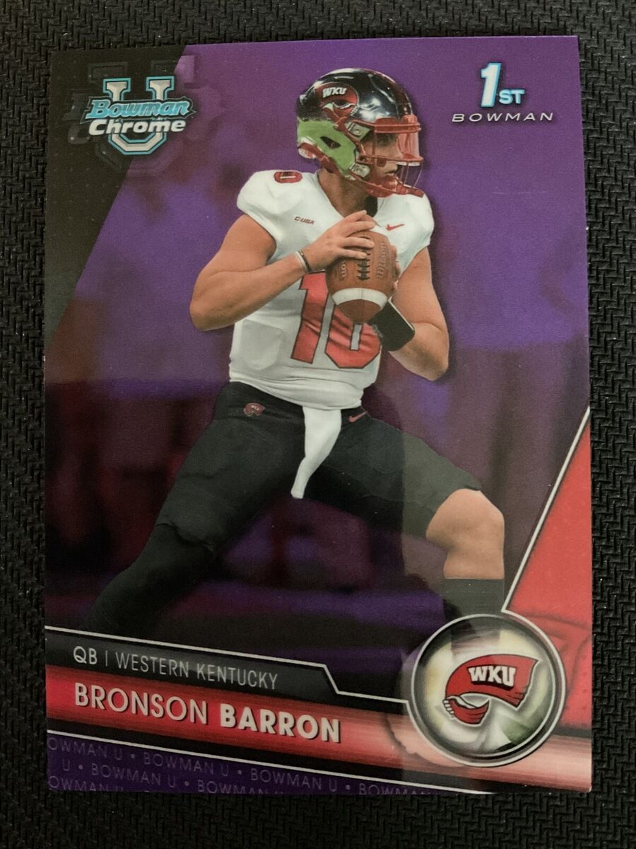 Bronson Barron 2023 Bowman Chrome University Purple Bronson Barron 2023 Bowman Chrome University Purple