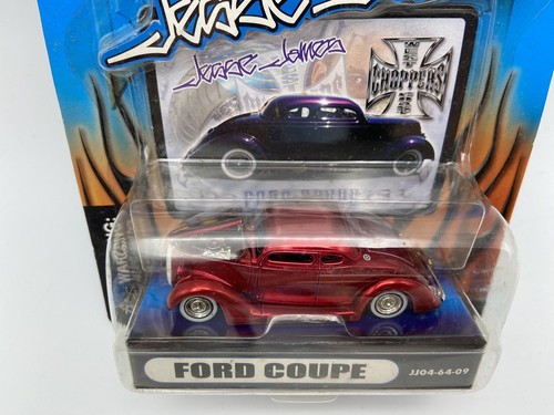 Muscle Machines Jesse James Red Ford Coupe 1:64 Scale Die Cast Car FREE SHIPPING - Picture 3 of 4
