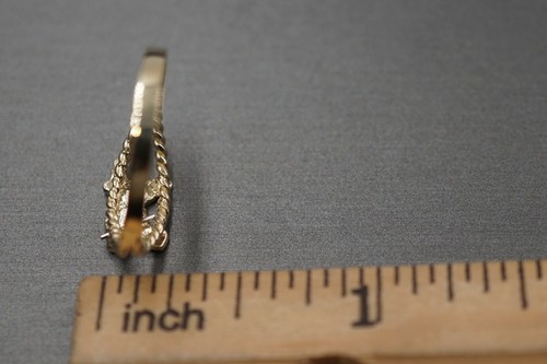 Lindo anillo de banda para pistola UZI pequeño corte oro amarillo liso de 10 K. Talla 6 - Imagen 8 de 8
