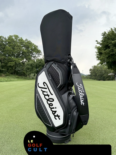 TITLEIST Tour Caddy Staff Bag Black White Shoe FREE SHIPPING US EUR AU JP - Picture 8 of 23