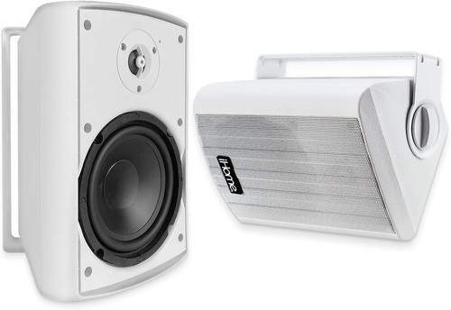 IHome Altoparlanti Bluetooth da Esterno 100 Watt Impermeabili da Parete per Patio - Foto 7 di 12