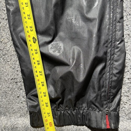 Tommy Hilfiger Vintage Windbreakers Pants Mens XL/XG Black LOGO Print Zip Legs - Picture 10 of 14