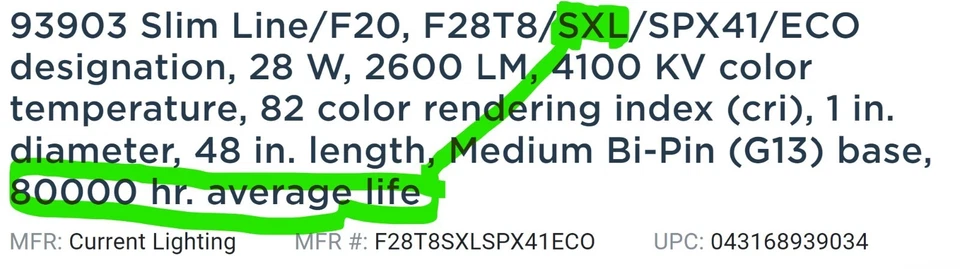 (36) F28T8 Medium Bipin Cool White 2,675 Lumens, 80,000 Life Hours [H1TP] - Image 4 of 4