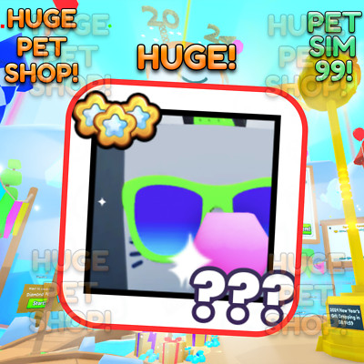Huge Cool Cat - Pet Simulator 99 - Pet Sim 99 - CHEAP & FAST DELIVERY
