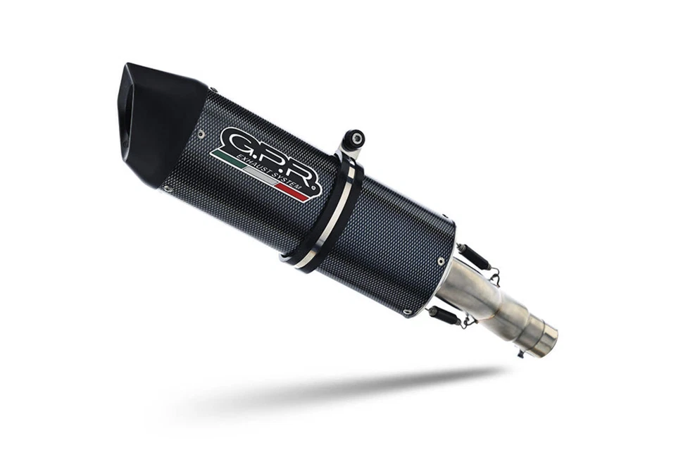 Escape Ducati Super Sport 800 Ss 2003-2007 GPR doble deslizamiento furor amapola Foto 2 de 4